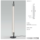 Lampadaire Glass Floor Insolit Design contemporain Caen