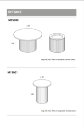 Table basse Shitake Mobenia Design contemporain Caen