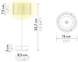 Lampe Nomade Accordon Slamp Design contemporain Caen