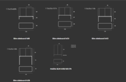Buffet slim Sovet Desgn contemporain caen