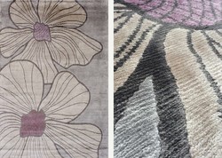 Flore tapis Serge Lesage Design contemporain Caen