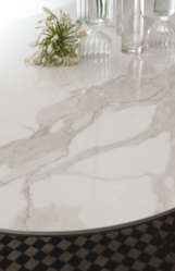 Table FIL8 Fixe shaped Ozzio Design contemporain Caen