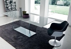 TABLE VERRE VALENCIA Sovet Italia Design Contemporain Caen