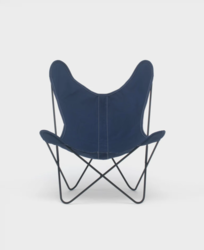 Fauteuil AA Butterfly Toile coloris Encre