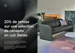 Promo Leolux 5 canapés à -20 % en cuir Senso Design Contemporain Caen