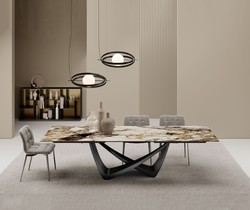 Table repas Bach Bontempi Casa Design contemporain Caen