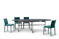 Table Repas Ovale Glamour Bontempi Casa Design Contemporain Caen