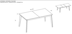 Table Moss Mobenia Design contemporain Caen