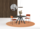 Table ronde Corail Easyline Design contemporain Caen