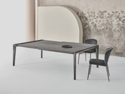 Table Duke carre avec allonge Bontempi Casa Design Contemporain Caen