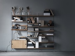 Am�nagement de salon avec String Furniture Design contemporain Caen