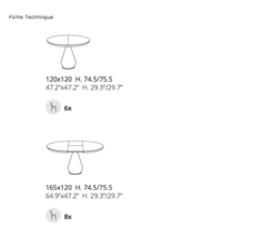 Table LYCOS Ozzio Design Contemporain Caen