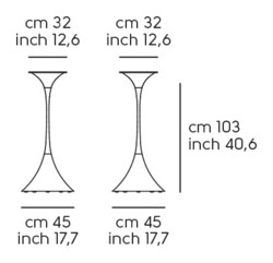 Table Bistrot Midj Design contemporain Caen