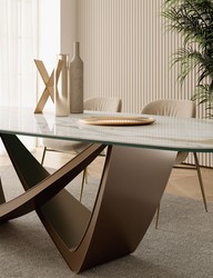 Table repas Bach Bontempi Casa Design contemporain Caen