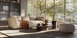Canap� KIRK Milano Bedding Design contemporain Caen