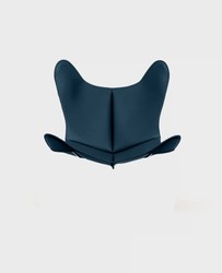 Housse seule pour Fauteuil AA Butterfly Cuir Design Contemporain Caen Bleu p�trole