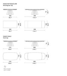 Table Cupido Ozzio design contemporain Caen