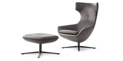 Fauteuil Caruzzo Leolux le pouf en cadeau design contemporain Caen 