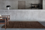 Tapis Point of view Chocolat Serge Lesage Design contemporain Caen