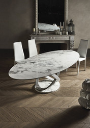 TABLE OVALE FUSION Bontempi Casa Design Contemporain Caen