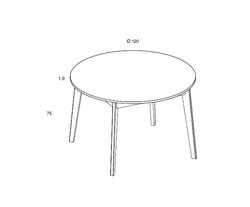 Table Moss Mobenia Design contemporain Caen