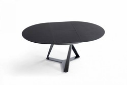 TABLE RONDE AVEC ALLONGE MILLENIUM Bontempi Casa Design Contemporain Caen