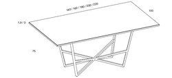 Table Mantis Mobenia Design contemporain Caen