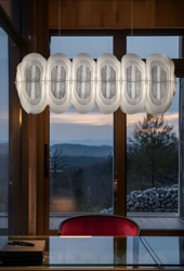 Fiordlys Gold Suspension Slamp Design contemporain Caen