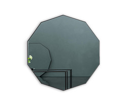 VISUAL MIROIR  DECAGONAL Sovet Italia Design Contemporain Caen
