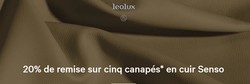 Promo Leolux 5 canap�s � -20 % en cuir Senso Design Contemporain Caen