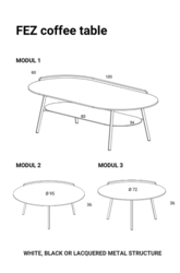 FEZ Table basse Mobenia Design contemporain Caen