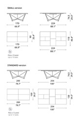 FIL8 Table extensible Ozzio Design contemporain Caen