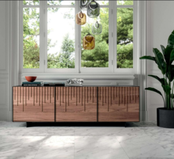 Buffet Rain wood Ozzio Design contemporain Caen