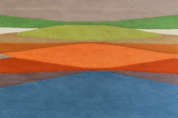 Tapis DISTORTION MULTICOLORE Serge Lesage Design Contemporain Caen