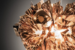 VELI Suspension Silver and Copper SLAMP Design Contemporain Caen