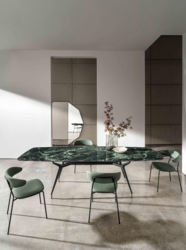 Table repas extensible Arkos shaped Sovet Design contemporain Caen