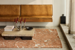 Tapis Kintsugi acajou Serge Lesage Design contemporain Caen