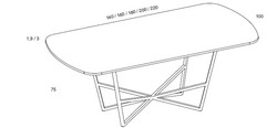 Table Mantis Mobenia Design contemporain Caen