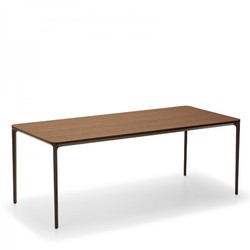 TABLE RECTANGULAIRE AVEC ALLONGE SLIM Sovet Italia Design Contemporain Caen