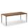 TABLE RECTANGULAIRE AVEC ALLONGE SLIM Sovet Italia Design Contemporain Caen