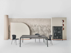 Table Duke carre avec allonge Bontempi Casa Design Contemporain Caen