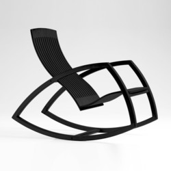 Gaivota Rocking Chaire Objekto Design contemporain Caen black B3.3