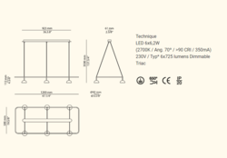 Suspension Cupolina Estiluz Design contemporain Caen