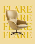Fauteuil FLARE Pode Design contemporain Caen