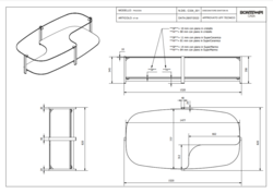 Table Pagode Bontempi Casa Design contemporain Caen