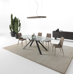Table MIZAR Esayline by Ozzio Design contemporain Caen