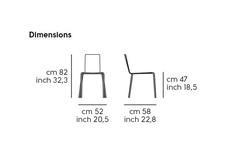 Chaise Pelleossa Midj Design contemporain Caen