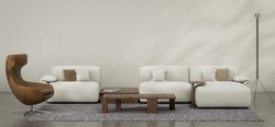 Canap� d'angle OLEN Leolux Design contemporain Caen